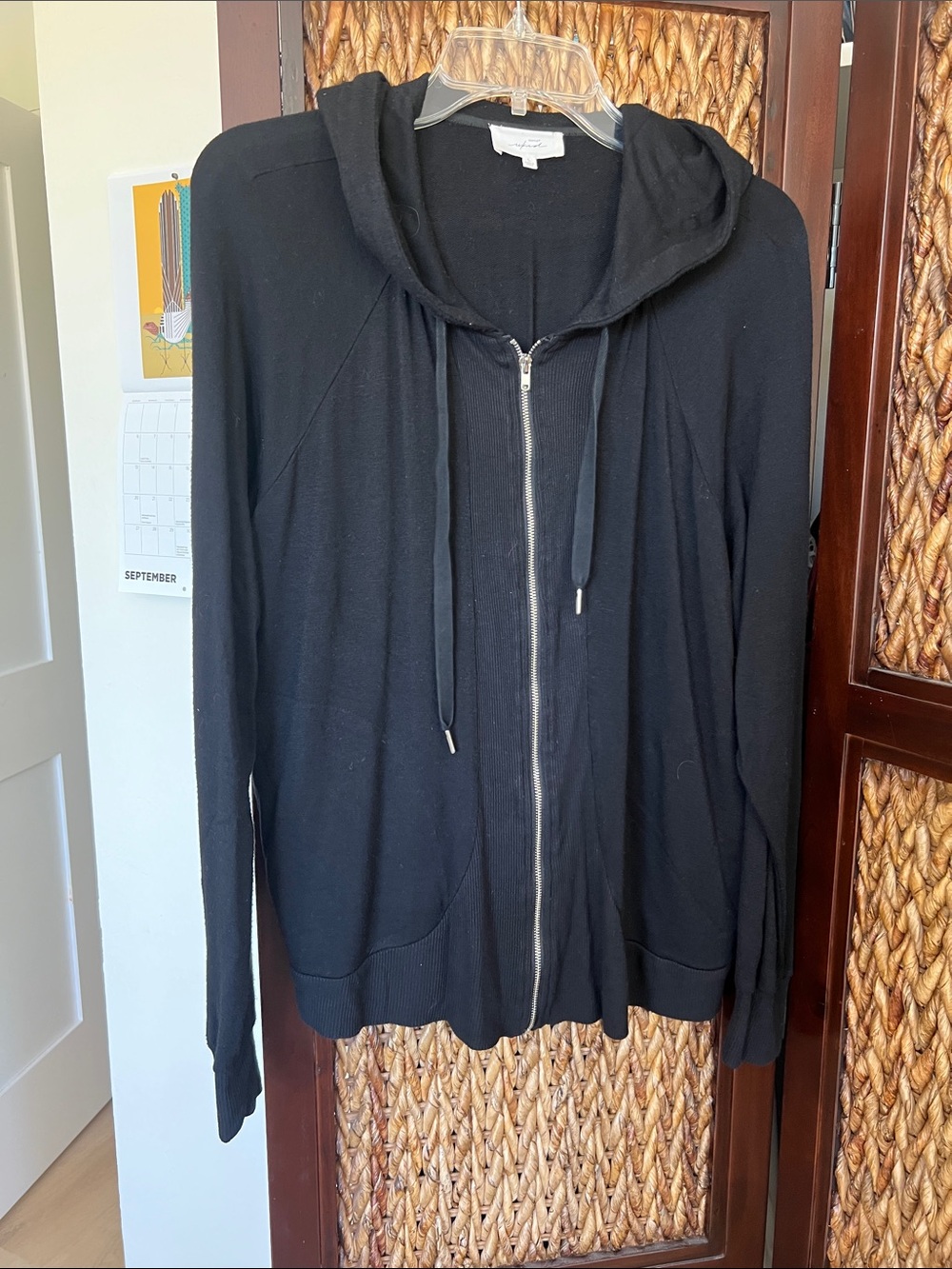 Soma black hoody super soma soft sz L